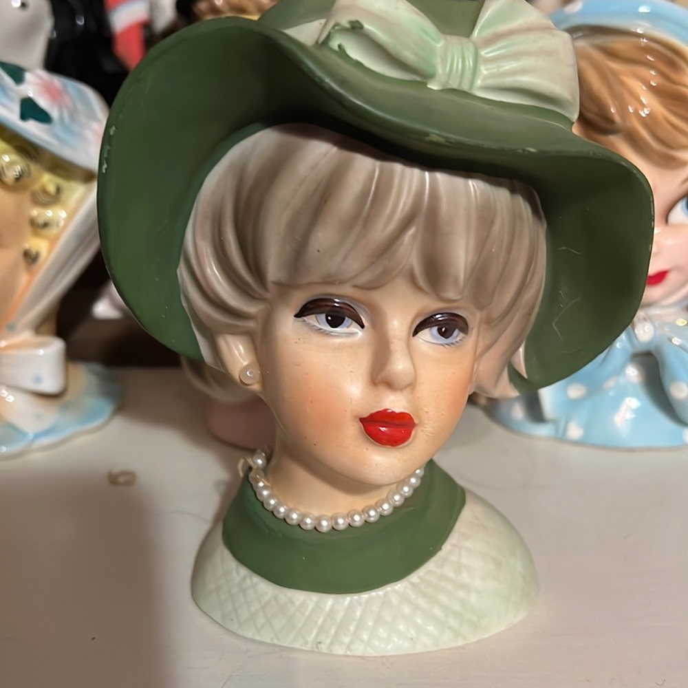 Lady Head Vase